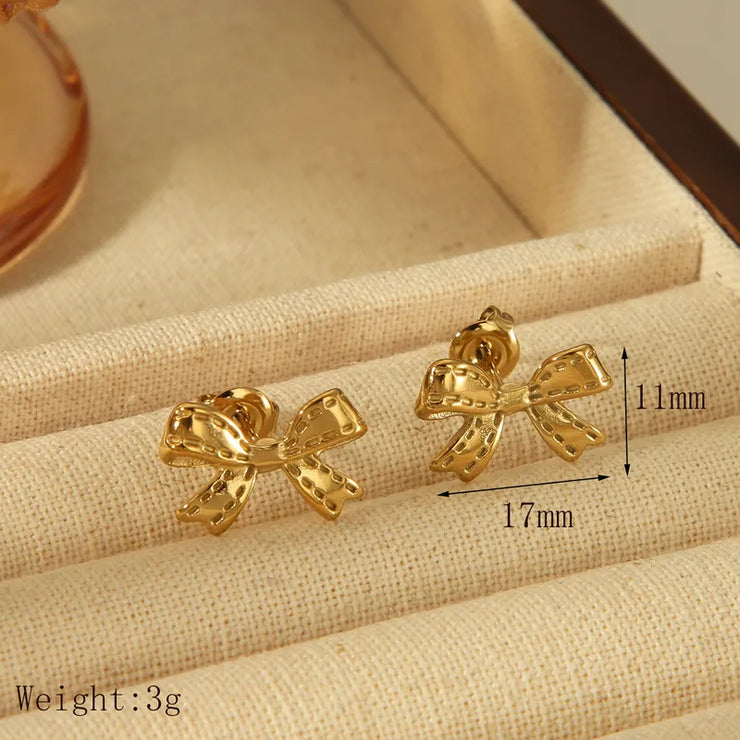 Bow Knot Ear Studs