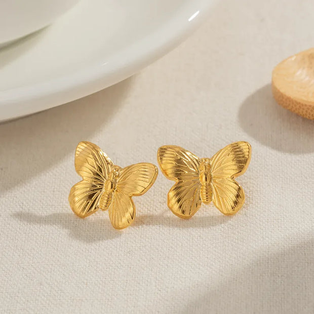 Butterfly Ear Studs