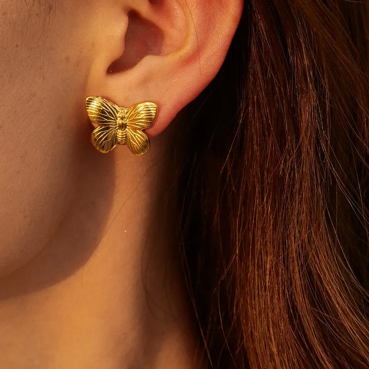 Butterfly Ear Studs