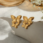 Butterfly Bow Knot Ear Studs