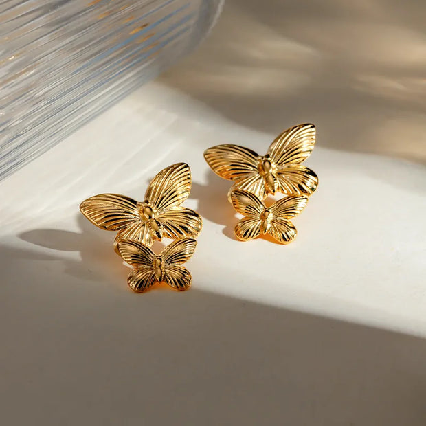 Butterfly Bow Knot Ear Studs