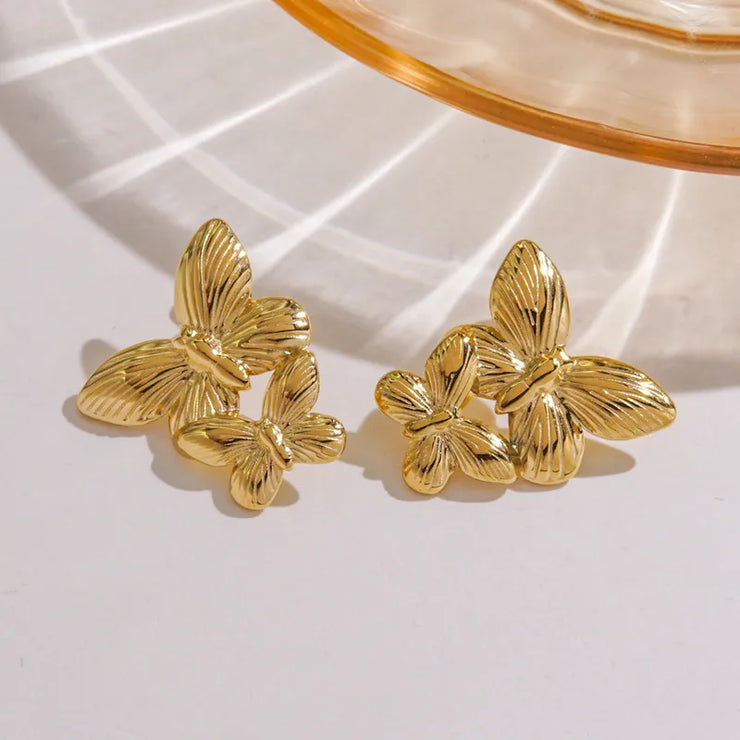 Butterfly Bow Knot Ear Studs