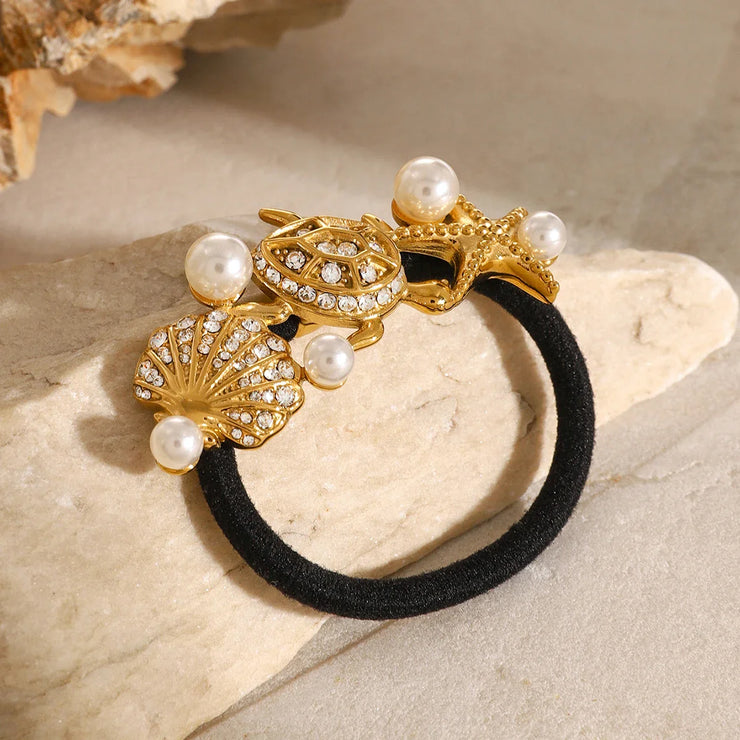 Oceanic Elegance Hair Tie